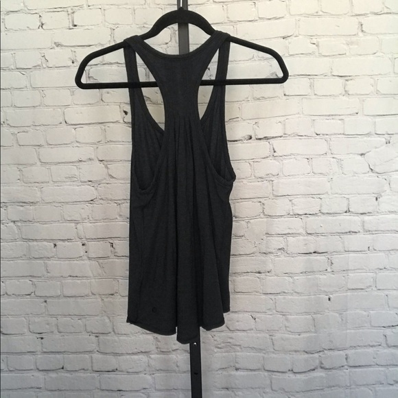 Lululemon Grey Razorback Singlet Tank Top - Picture 2 of 4